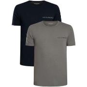 Pyjama's / nachthemden Emporio Armani Set van 2 lounge T-shirts met ro...