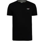 T-shirt Korte Mouw Superdry Essentieel Contrast EMB T-shirt