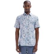 Overhemd Korte Mouw Eden Park Chemises manches courtes--H-E25CHECC0043