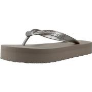 Teenslippers Calvin Klein Jeans FLATFORM FLIP FLOP MET T