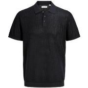 Polo Shirt Korte Mouw Jack &amp; Jones 12288543-BLACK