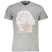 T-shirt Korte Mouw Roberto Cavalli qxt61wjd060c4c7ea5grigio04962xl