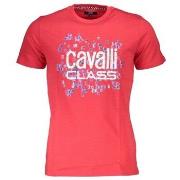 T-shirt Korte Mouw Roberto Cavalli qxt61ujd060e9bd684rosso020002xl