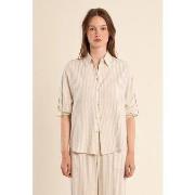 Overhemd Molly Bracken G963EE-LIGHT BEIGE