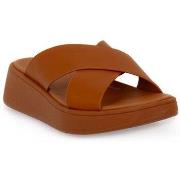Teenslippers FitFlop F Mode Leather Platform Cross
