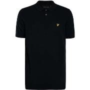 Polo Shirt Korte Mouw Lyle &amp; Scott Katoenen gebreide polo met kort...