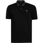 Polo Shirt Korte Mouw Lyle &amp; Scott Polo shirt met tartan kraag