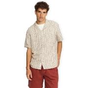 Overhemd Korte Mouw Revolution Cuban Shirt 3252 - Off White