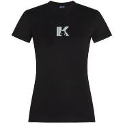 T-shirt Korte Mouw Karl Lagerfeld KLJ Slim Ss K Logo Tee B2W17064