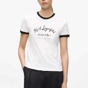 T-shirt Korte Mouw Karl Lagerfeld B2w17021 Whtblk