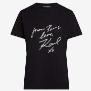 T-shirt Korte Mouw Karl Lagerfeld B2w17104 Black