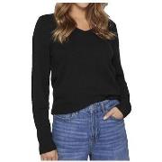 Trui Vila Pull Col en V Confort Quotidien Noir