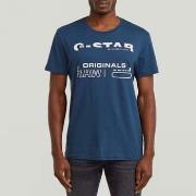 T-shirt Korte Mouw G-Star Raw Camisetas Hombre Modèle D29501 8415