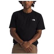 T-shirt Korte Mouw The North Face T-shirt MN Evo Box NSE Regular Noir