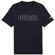 T-shirt Korte Mouw Puma T-shirt Sport Graphic Bleu