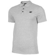 Polo Shirt Korte Mouw 4F Polo manches courtes gris pour homme