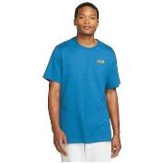 T-shirt Korte Mouw Nike T-shirt F.C. Homme Bleu