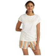 T-shirt Korte Mouw O'neill T-shirt O'Neill Signature Essentials blanc