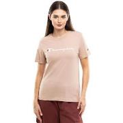 T-shirt Korte Mouw Champion T-shirt SS Tee Beige