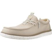 Nette schoenen HEYDUDE Informales Hombre Modèle Wally Mesh Neutrals