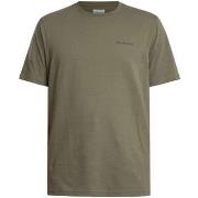 T-shirt Korte Mouw Columbia Grafisch T-shirt met logo op de achterkant