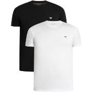 Pyjama's / nachthemden Emporio Armani 2-pack Lounge Crew aansluitende ...