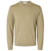Trui Selected Noos Tray Knit - Kelp