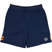 Korte Broek Sergio Tacchini New Orion Shorts Maritime Blue/Orange Pepp...