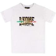 T-shirt Korte Mouw Leone 1947 Boy Short Sleeves Authentic Gold