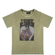 T-shirt Korte Mouw Leone 1947 Boy T-Shirt Short Sleeves Color Block