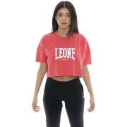 T-shirt Korte Mouw Leone 1947 Woman T-Shirt Crop New Basic