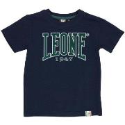 T-shirt Korte Mouw Leone 1947 Boy Short Sleeves College