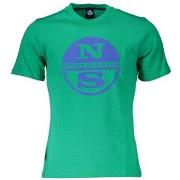 T-shirt Korte Mouw North Sails 902504000verde0423