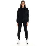 Trainingspak Leone 1947 Woman Tracksuit With Diagonal Zip Blackout
