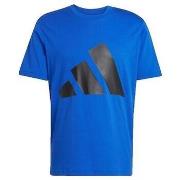 T-shirt Korte Mouw adidas T-shirt Essentials Big Logo bleu royal
