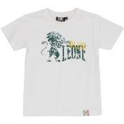 T-shirt Korte Mouw Leone 1947 Boy Short Sleeves College