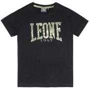 T-shirt Korte Mouw Leone 1947 Boy Short Sleeves Camouflage