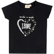 T-shirt Korte Mouw Leone 1947 Girl Short Sleeves Relaxed