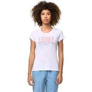 T-shirt Korte Mouw Leone 1947 Woman Short Sleeves Bright