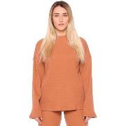 Sweater Leone 1947 Woman Rib High Collar Relaxed