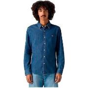 Overhemd Lange Mouw Levis Chemise Battery bleu manches longues