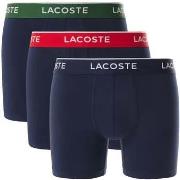 Boxers Lacoste 3 Pack Cotton Stretch Boxer Briefs Navy/Multi