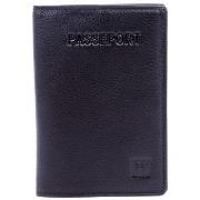 Portefeuille Hexagona Pochette passeport en cuir ref_32014 Mari