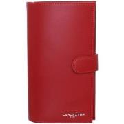 Portefeuille LANCASTER Compagnon en cuir Ref 40313 rouge 19.5*11*2 cm