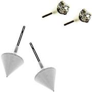 Boucles oreilles Sc Crystal B600-BLANC