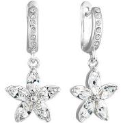 Boucles oreilles Mademoiselle Jolie Paris ESSENCE Fleur en Cristal