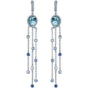 Boucles oreilles Mademoiselle Jolie Paris SENSUELLE chainettes en Cris...