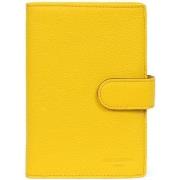 Portefeuille Hexagona Portefeuille en cuir Ref 47997 Jaune 10*15*2