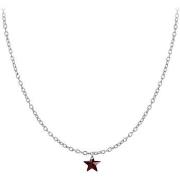 Collier Sc Crystal B2382-ARGENT-10002-ROUGE