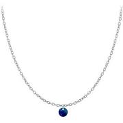 Collier Sc Crystal B2382-ARGENT-10001-BLEU